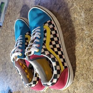 Vans Old Skool Crazy Checks White/Multicolor Sneakers